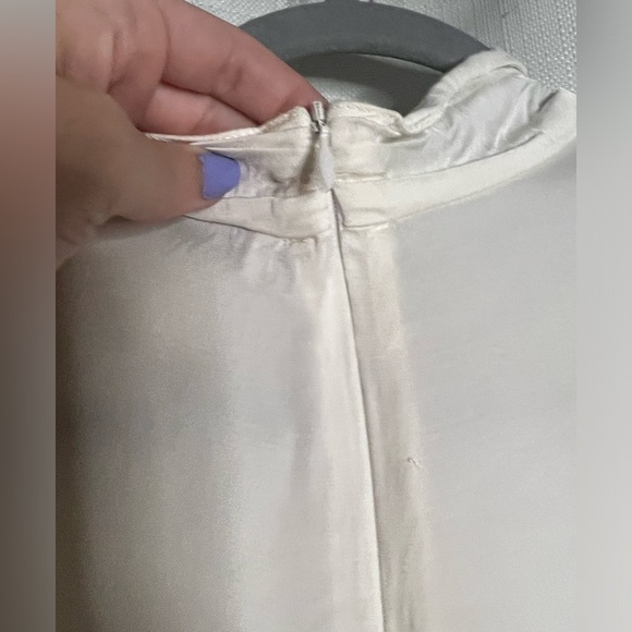 Sandro Paris White Courbe Studded Blouse Medium - Picture 10 of 13